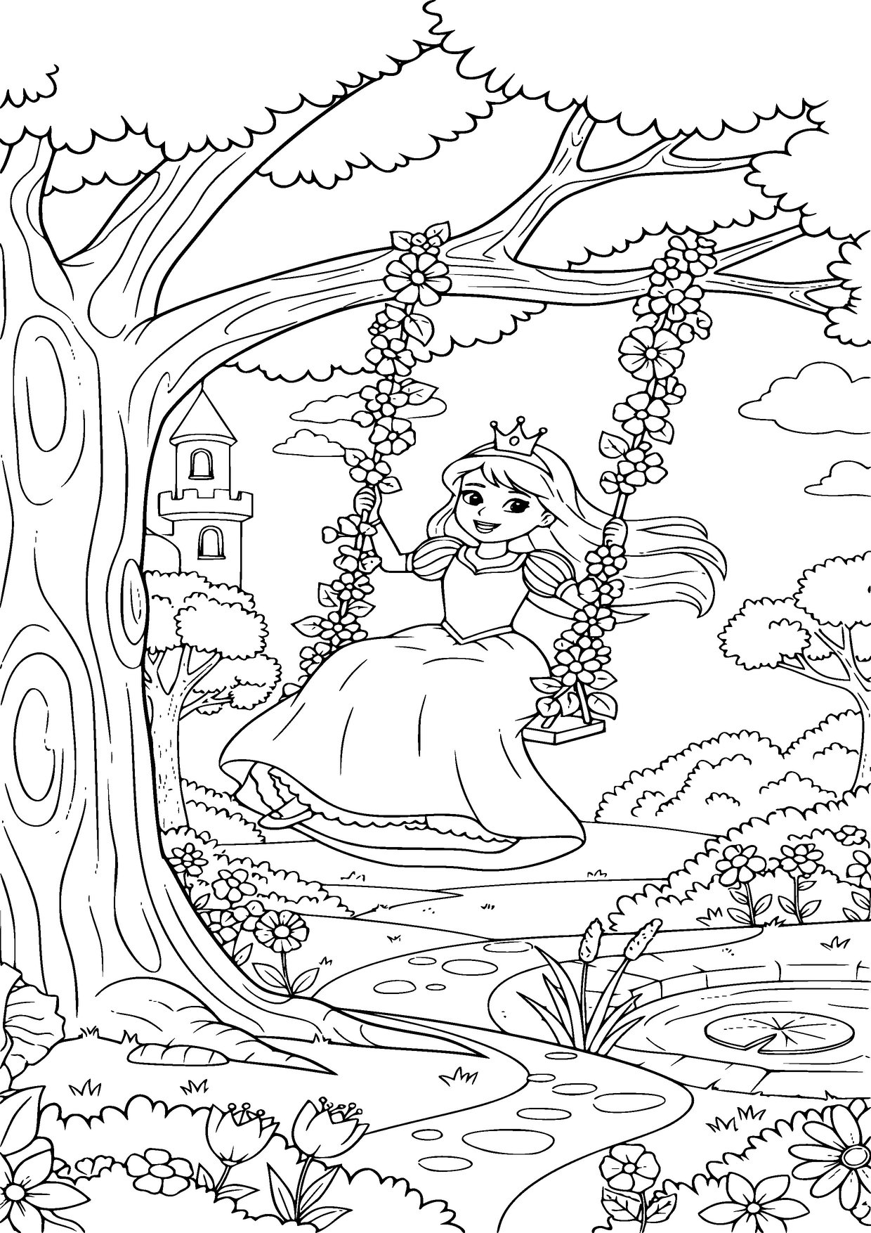 Sample coloring page